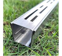 KIJyfgTR Canalones Planos de Acero Inoxidable for terrazas y Jardines. Canalones for Suelos Exteriores.(100 * 50mm)