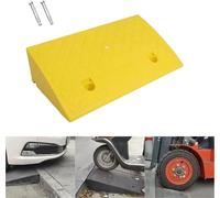 KIJyfgTR Car Ramp Plastic Ramp, Used For Lane Loading and Unloading Dock, Car Truck Wheelchair Movement(Giallo,27 * 7cm/10.6 * 2.7in)