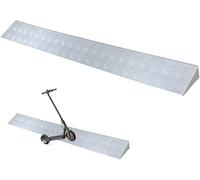 KIJyfgTR Door Threshold Ramp, Wheelchair Ramp, Plastic Ramp For Threshold Doors and Bathrooms That Can Be Cut(Grigio,18 * 8cm/7 * 3.1in)
