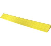 KIJyfgTR Door Threshold Ramp, Wheelchair Ramp, Plastic Ramp For Threshold Doors and Bathrooms That Can Be Cut(Giallo,100x12x5cm/39x4.7x2in)