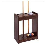 KIJyfgTR Práctico Soporte de Suelo for Tacos de Billar Que admite Varios Tacos de Billar, cañas de Pescar y Mucho más.(6 Holes)