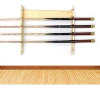 KIJyfgTR Soporte de Madera for Tacos de Billar de Pared, Accesorio for Bastones y muletas.(Wood Color)