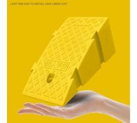 KIJyfgTR The Curb Ramp of A Car Is A Ramp Used For The Movement of Bicycles, Motorcycles, and Wheelchairs(Giallo,25x27x13cm)