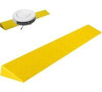 KIJyfgTR Threshold Ramp, Wheelchair Ramp, Household Lightweight Plastic Curb Ramp(Giallo,100x8x2.5cm)