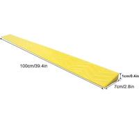 KIJyfgTR Threshold Ramp, Wheelchair Ramp, Household Lightweight Plastic Curb Ramp(Grigio,100x7x1cm)
