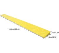 KIJyfgTR Threshold Ramp, Wheelchair Ramp, Household Lightweight Plastic Curb Ramp(Nero,100x10x3cm)