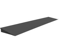 KIJyfgTR Threshold Ramp, Wheelchair Ramp, Household Plastic Ramp, Indoor Or Outdoor Supermarket Entrance(Nero,18 * 3cm/39.3 * 7 * 1.2in)