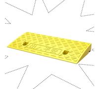 KIJyfgTR Wheelchair Ramp, Threshold Ramp, Lane Ramp, Used For Entrance Garage Loading and Unloading Dock(Giallo,50x27x7cm)