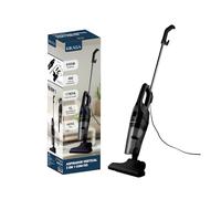 Kikasa Aspiradora Vertical con Cable sin Bolsa 2 en 1: Vertical y de Mano, Ligera y Potente 17 kPa, 600W, Depósito Transparente 1000 ml, Radio de acción 5,5 Metros, Incluye Accesorios, Filtro Lavable