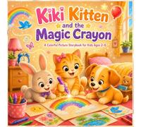 Kiki Kitten and the Magic Crayon: A Colorful Picture Storybook for Kids Ages 2-6