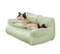 KIKIATA Cama refrescante de verano para perros, cama de seda fría para perros y gatos pequeños, medianos y grandes, transpirable, lavable, sofá de verano para mascotas con parte inferior