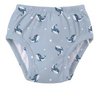 KIKIDO Calzones de Entrenamiento - Talla S (7-10 kg) - Pantalones de Entrenamiento Absorbentes para Bebés de 12 a 18 Meses - Ropa Interior Impermeable de Algodón - Ballenas
