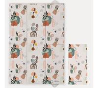 Kikido Cambiador Portátil Bebé 40x60 cm - Cambiador Bebe Impermeable Plegable - Naturaleza - Cambiadores Plegable Bebé Portátil para Cambio de Pañal - 60x40