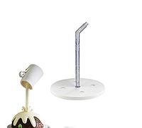 Kikier - Kit de vertido de tartas antigravedad, estructura de soporte de soporte para tartas, reutilizables para decoración de tartas para cumpleaños, bodas, baby shower