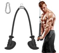 KIKIGOAL Cuerda ergonómica para tríceps con asas antideslizantes, cuerdas de entrenamiento de antebrazo, entrenamiento de fuerza de brazo para ejercicios de tríceps, rizos de bíceps, entrenamiento