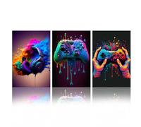 KiKiHong Set de 3 Posters para Pared Gaming,Decoracion Habitacion Juvenil