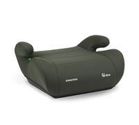 KikkaBoo Alzador Coche Niño i-UP, i-Size, 125-150 cm, Silla Coche Grupo 3, de 7 a 12 años, de 22 a 36 kg, Elevador Coche, Fácil Instalación con Cinturón, Verde Militar