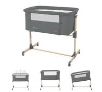 Kikkaboo Amaris Ruedas de Apertura Lateral Anti Reflujo Ajustable, Colores:Gris Oscuro