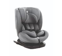 Kikkaboo asiento infantil i-Comfort, i-Size (40-150 cm), Isofix, giratorio 360, color:gris