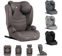 Kikkaboo asiento infantil i-Stand i-Size (100-150 cm) grupo 2/3 ajustable Isofix, color:marrón