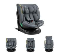 Kikkaboo asiento infantil i-Tour, i-Size (40-150cm), grupo 0+/1/2/3, Isofix, color:gris oscuro