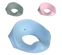 Kikkaboo asiento inodoro Flipper forma anatómica, protección contra salpicaduras, color:azul