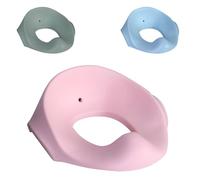 Kikkaboo asiento inodoro Flipper forma anatómica, protección contra salpicaduras, color:rosa