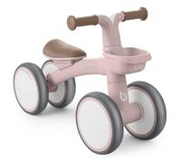 KikkaBoo Bicicleta Sin Pedales ZIPI, Correpasillos Bebé de 1 a 3 Años, Bicicleta Equilibrio, Bici Bebé con Canasta, Ajustable, Juguete para Niños, Regalo Bebé, Rosa