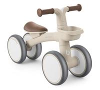 KikkaBoo Bicicleta Sin Pedales ZIPI, Correpasillos Bebé de 1 a 3 Años, Bicicleta Equilibrio, Bici Bebé con Canasta, Ajustable, Juguete para Niños, Regalo Bebé, Beige
