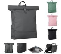 Kikkaboo bolso cambiador Jayden mochila asa regulable longitud cierre cremallera, color:gris