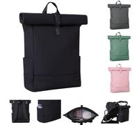 Kikkaboo bolso cambiador Jayden mochila asa regulable longitud cierre cremallera, color:negro