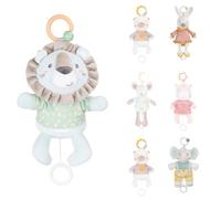 Kikkaboo caja de música de peluche para bebé, anillo en C, ayuda para dormir, color:beige/verde