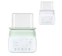 KikkaBoo Calienta Biberones 4 en 1 HANDY, Calienta Leche y Alimentos, Descongela/Calentamiento Rápido, Esterilización, Gran Capacidad, Luz Nocturna, Compacto y Portátil, Menta