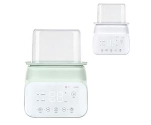 KikkaBoo Calienta Biberones 4 en 1 HANDY, Calienta Leche y Alimentos, Descongela/Calentamiento Rápido, Esterilización, Gran Capacidad, Luz Nocturna, Compacto y Portátil, Menta