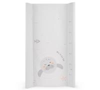 KikkaBoo Cambiador Bebé Impermeable y Portátil 80x50 cm SEALLY ME, Cambiador PVC Suave, Cambiador Portátil Bebé, Beige