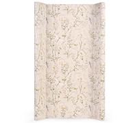 KikkaBoo Cambiador Bebé Impermeable y Portátil 80x50 cm SECRET GARDEN, Cambiador PVC Suave, Cambiador Portátil Bebé, Beige