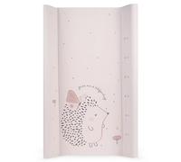 KikkaBoo Cambiador Lavable 80 x 50 cm HEDGE HUGS, Para Bebés, Impermeable e Higiénico, Superficie de PVC Suave, Acolchado, Para Cambiador O Cajonera, Rosa