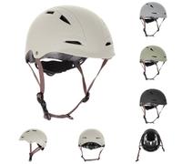 Kikkaboo, Casco de Seguridad Infantil 46-56 cm con 9 Grandes Aberturas, Color:Beige