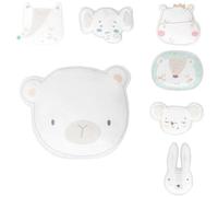 Kikkaboo cojín bebé animales de peluche, cojín peluche, cojín figura, nacimiento, color:blanco