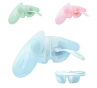 Kikkaboo Cuenco Niños Sabroso Doble Cámara Cuchara Compartimento Grande 150 ml, colores:azul