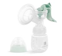 KikkaBoo Extractor de Leche Manual ELSIE, Sacaleches con 2 Modos, Potencia de Succión Adjustable, Copa de Silicona Suave, Portable, Compacta, Menta