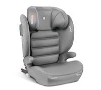KikkaBoo i-TRACK Silla de Coche Grupo 2-3 ISOFIX (15-36 kg), Protección SPS Lateral, i-Size, 12 Posiciones Reposacabezas, Cadeira Auto Infantil, Gris Claro
