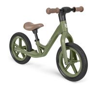 KikkaBoo Magnus Bicicleta sin Pedales para Niños de 3 a 6 Años, Cuadro Ligero de Fibra de Vidrio, Sillín Ajustable, Manillares Antideslizantes, Ruedas PU Resistentes, Verde