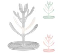 Kikkaboo secador de biberones Tulip para 8 biberones, tazas, accesorios, extraíble, colores:gris claro