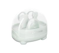 KikkaBoo Set de Manicura para Bebé BEAR, Juego de Cortauñas, Cuidado de Bebé, Tijeras, Pinza Nasal, Cortauñas, Lima, Menta