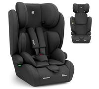 KikkaBoo Silla de Coche Sin ISOFIX Grupo 1 2 3 (9-36 kg, 76-150cm) i-PASS, Silla Coche Bebé y Niños, Reposacabezas 13 Posiciones, 15 Meses a 12 Años, Cadeira Auto, Negro