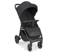 KikkaBoo Silla de Paseo URBAN, Carrito Ligero desde Nacimiento hasta 22 kg, Plegado Compacto, Ruedas EVA con Suspensión, Manillar Ajustable, Negro