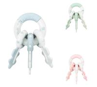 KikkaBoo Sonajero KEY RING, Desde 3m+, Fácil de Sostener, Desarrollo Visual y Auditivo, Azul