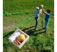 Kikkerland Caja de Bricolaje Haz tu Propia tirolina para niños