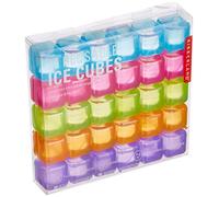 Kikkerland cubitos de hielo, plástico, multicolor (Azul / rosa / verde / naranja / púrpura), 16.3 x 2.8 x 13.8 cm